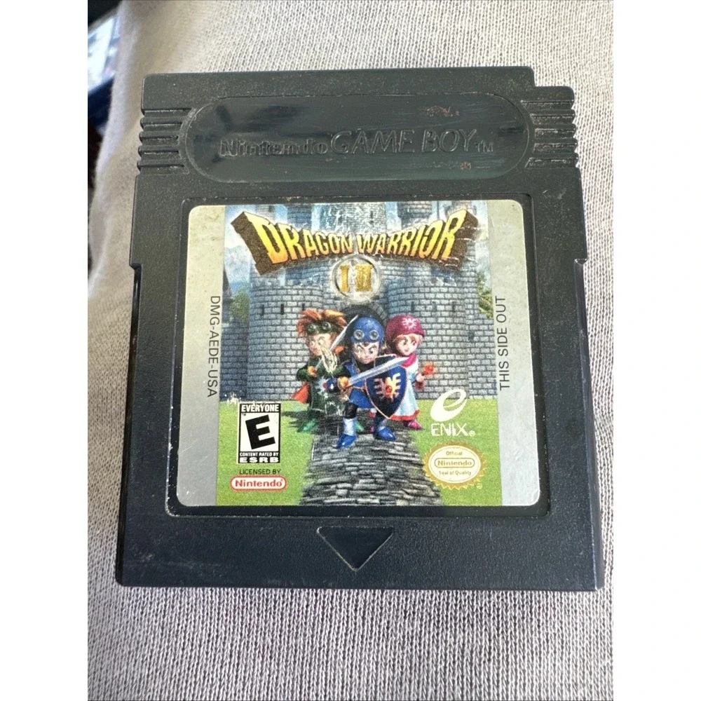 Dragon Warrior I‎ & II (1 & 2) Nintendo Game Boy Color - Tested - Authentic